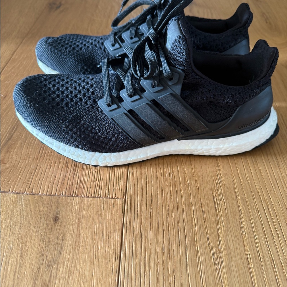 Women’s Adidas Ultra boost Black and White Sneakers